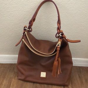 Authentic Dooney & Bourke handbag; 100% leather